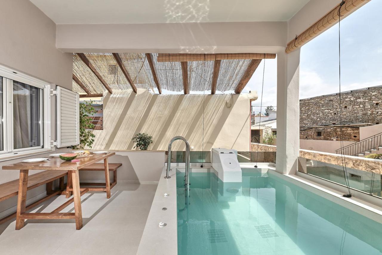 2 Bedroom Villa With Heated Swimming Pool-Spa Whirlpool-Bbq! Melidhónion Buitenkant foto